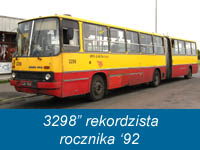 [C0025] Ikarus 280.37 #3298'' rekordzistą rocznika 1992