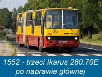 1552 - trzeci Ikarus 280.70E po naprawie głównej