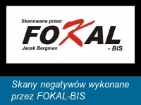 Skany negatywów Andrzeja i Przemysława Bakaja wykonane przez FOKAL-Bis Jacek Bergman, ul. Narutowicza 2