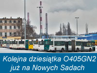 Kolejna dziesiątka O405GN2 już na Nowych Sadach