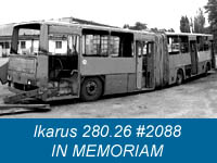 Ikarus 280.26 #2088 IN MEMORIAM