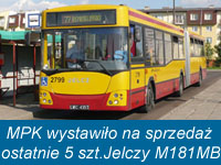 [C0045] 2010-02-04 MPK wystawiło na sprzedaż ostatnie Jelcze M181MB2