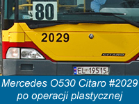 [C0034] Mercedes O530 Citaro 2029 po wypadku
