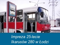 Impreza 25-lecie Ikarusów 280 w Łodzi