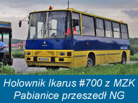 2010-05-17 Holownik Ikarus #700 z MZK Pabianice wrócił z NG
