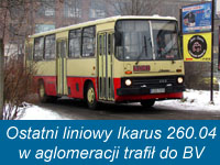 [C0066] Ostatni liniowy Ikarus 260.04 w aglomeracji łódzkiej trafił do BV