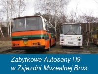 Zabytkowe Autosany H9 w Zajezdni Muzealnej Brus