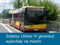 Solarisy Urbino IV generacji wyjechały na miasto