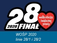 WOŚP 2020 - linie 28/1 i 28/2